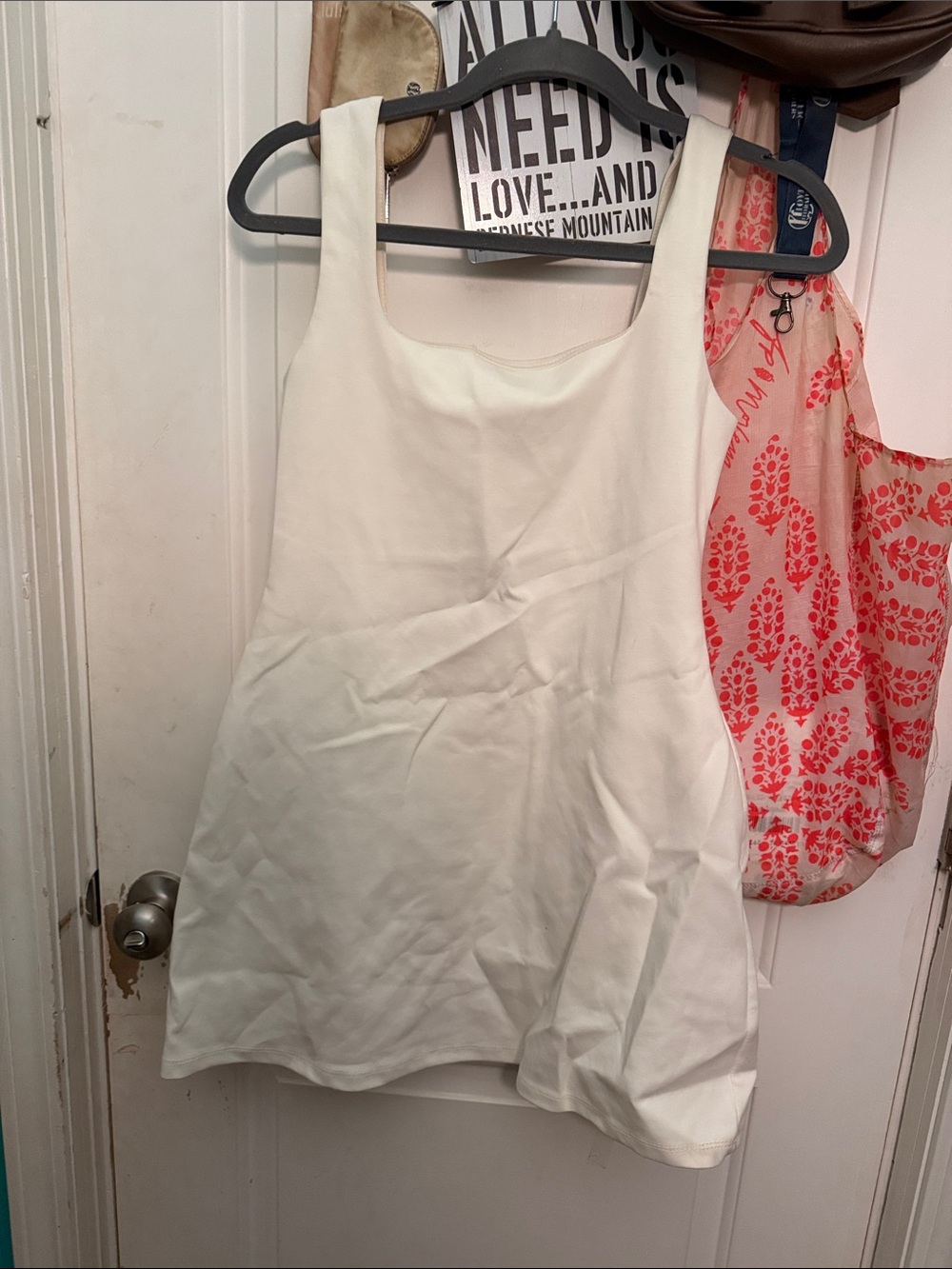 Primark Cream Scoop Neck Tank Dress